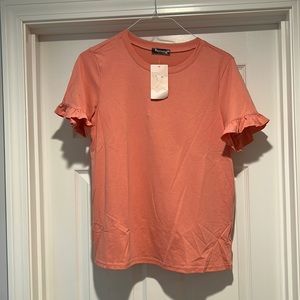 Ruffle Sleeve Tee